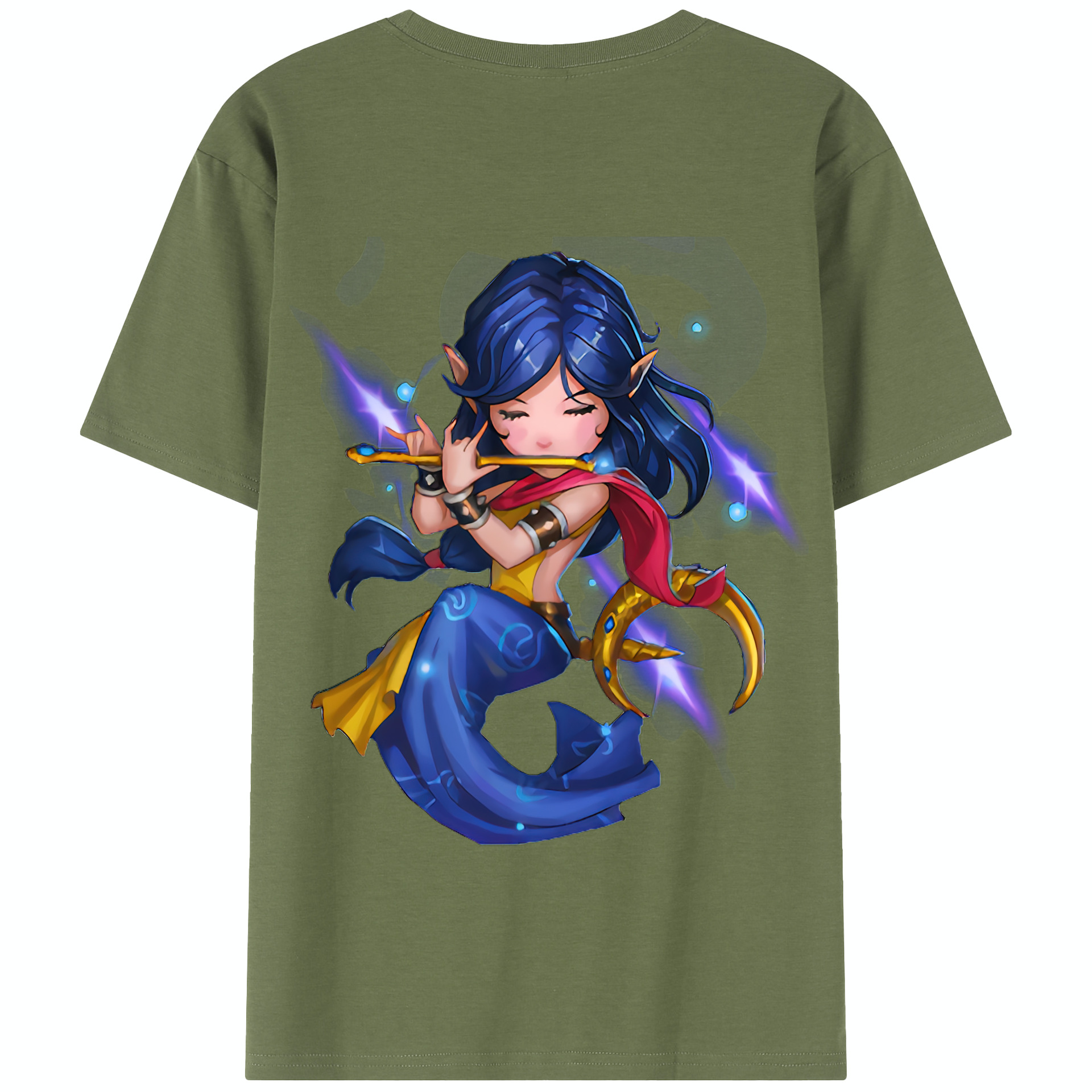 リーグ・オブ・レジェンド League of Legends LOL 綿100％半袖Tシャツ（背面プリント）